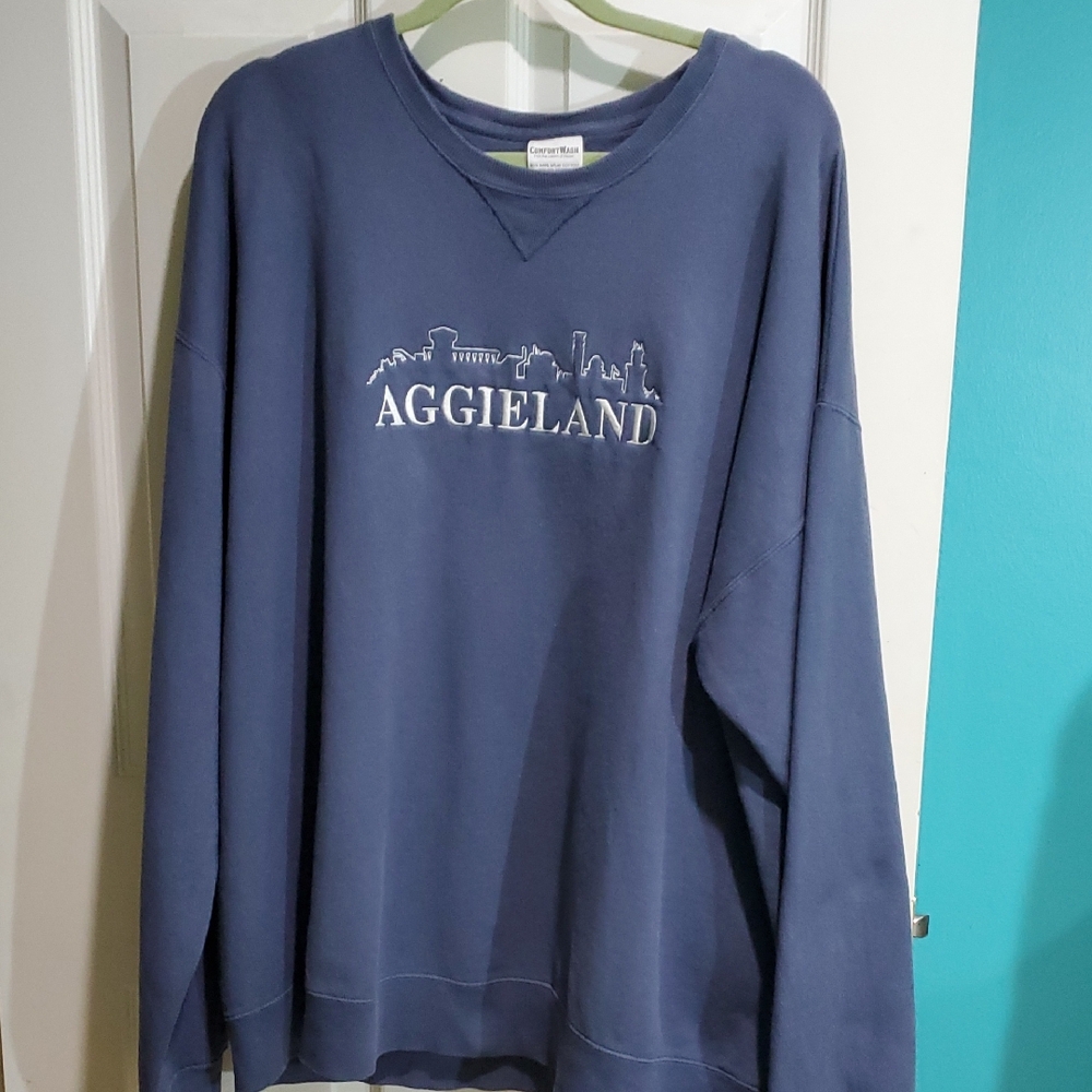 Aggieland Sweatshirt Texas A&M Blue